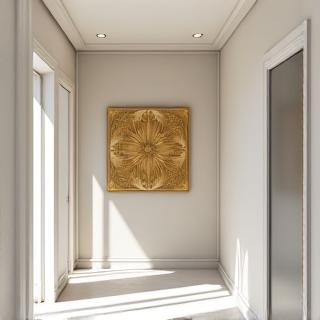 Simulazione digitale di un'installazione nel salone